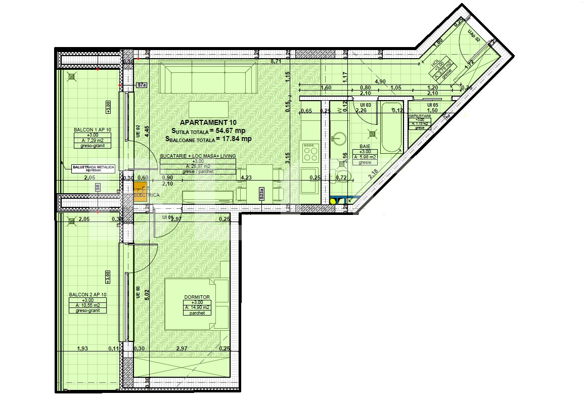 Apartament de vânzare 2 camere Floreşti - 50033AV | BLITZ Cluj-Napoca | Poza5