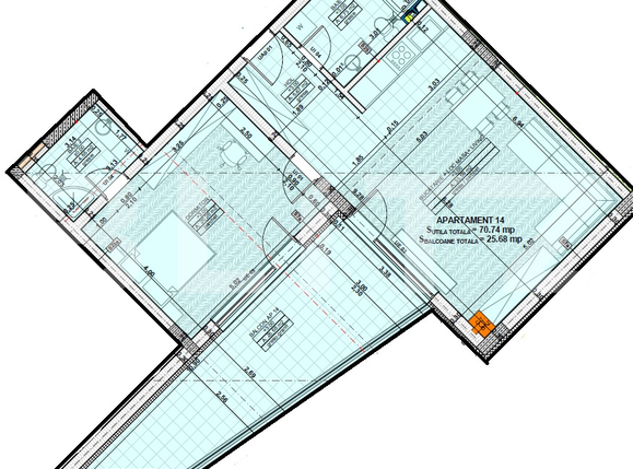 Apartament de vânzare 2 camere Floreşti - 50045AV | BLITZ Cluj-Napoca | Poza1