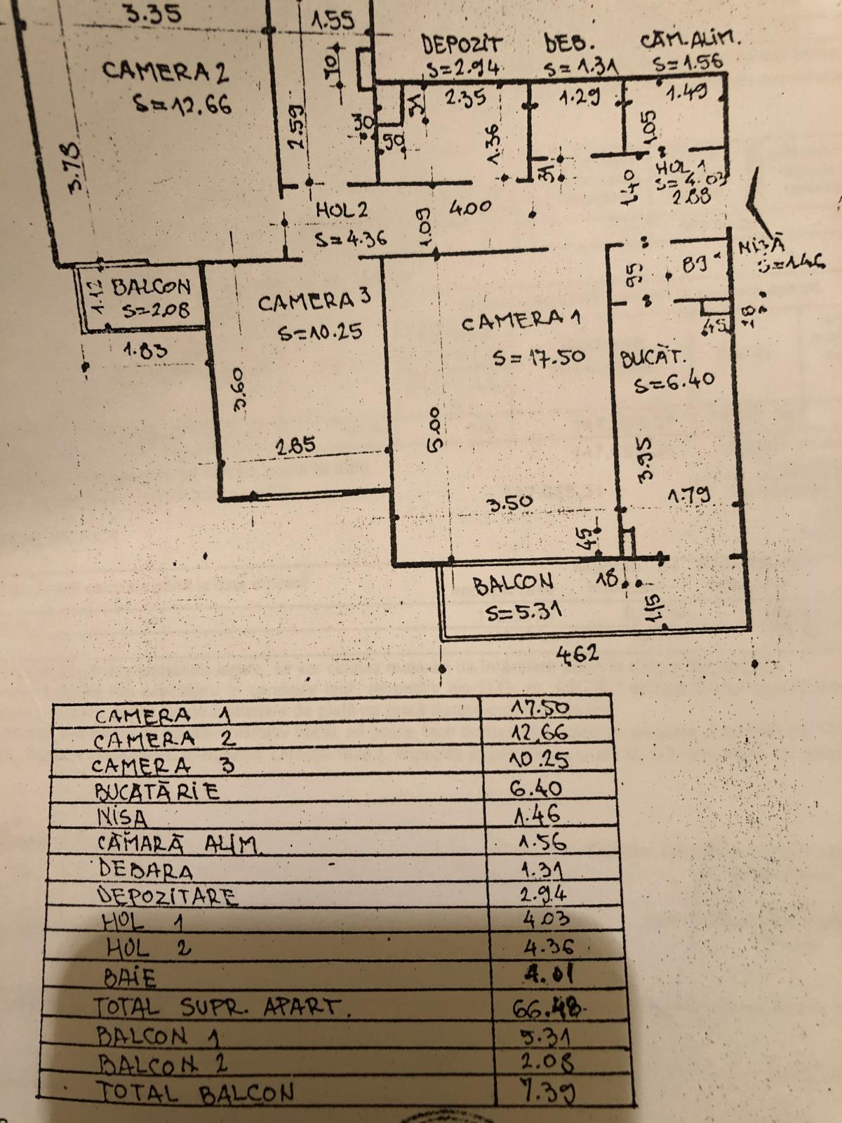 Apartament de vânzare 3 camere Manastur - 50068AV | BLITZ Cluj-Napoca | Poza1