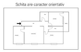 3 camere, 70.73 mp, intermediar, zona Regal