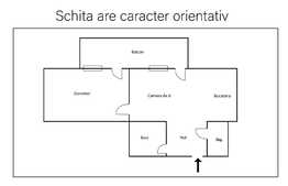 De vanzare 2 camere, 54.53 mp, zona Restaurant Regal