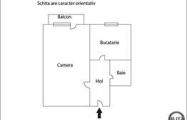 Vanzare 1 camera, 40 mp utili, zona Nasaud, parcare si boxa incluse