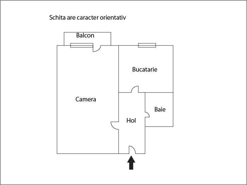 Garsonieră de vânzare Marasti - 5026AV | BLITZ Cluj-Napoca | Poza1