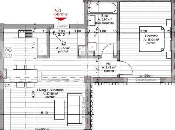 Apartament de vânzare 2 camere Borhanci - 50306AV | BLITZ Cluj-Napoca | Poza1