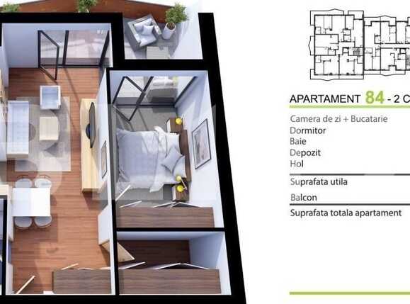 Apartament de închiriat 2 camere Gheorgheni - 50326AI | BLITZ Cluj-Napoca | Poza8
