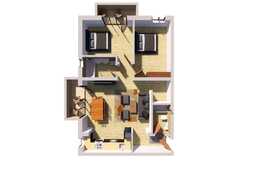 De vanzare 3 camere, 68.07 mp, imobil nou, etaj intermediar, zona strazii Cetatii