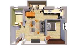 2 camere, 54.20 mp, imobil nou, zona strazii Cetatii