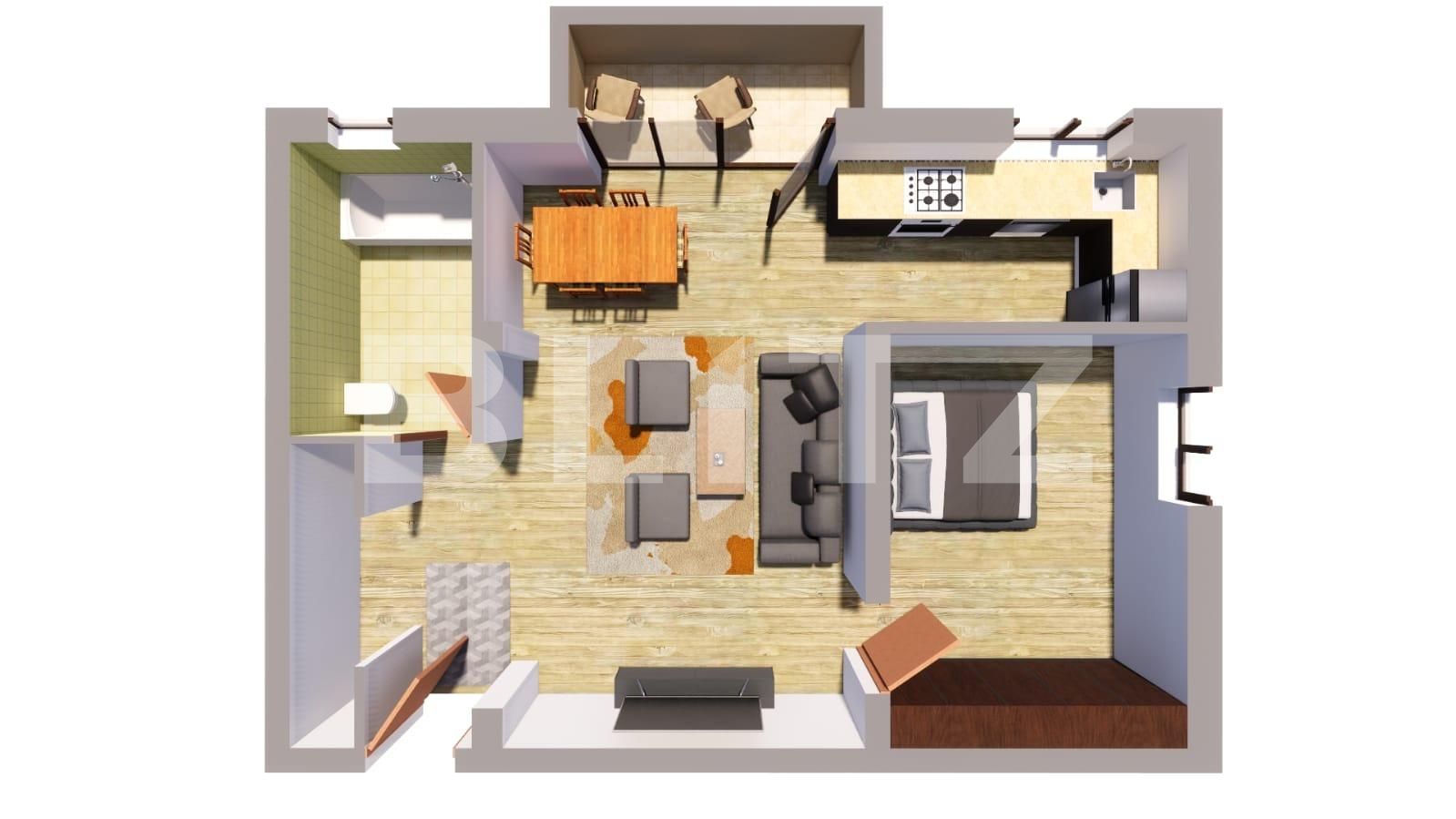 Apartament de vânzare 2 camere Floreşti - 50353AV | BLITZ Cluj-Napoca | Poza3