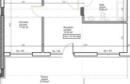 Exclusivitate! Comision 0! 37.50 mp, terasa 23.58 mp, strada Fagului!