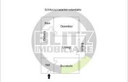 De vanzare apartament 2 camere, 45 mp, zona strazii Nicolae Titulescu