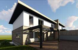 Vila cuplata 250 mp, 350 mp teren, panorama spre centru!