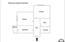 Vanzare apartament 2 camere decomandate, 40 mp. Imobil reabilitat termic!