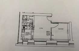 Apartament cu 2 camere, 36 mp , loc de parcare, cartier Iris 