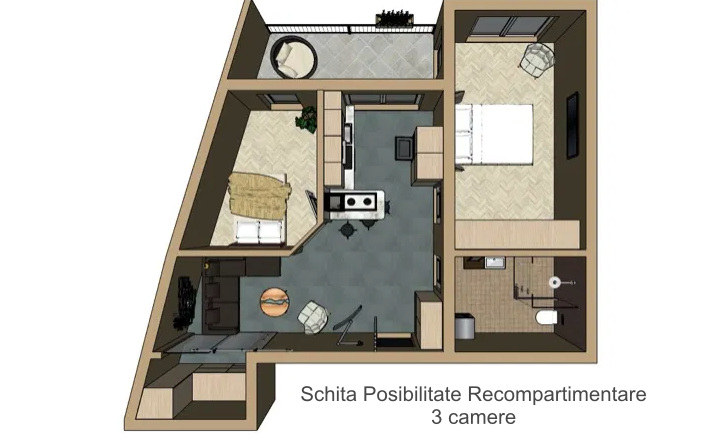 Apartament de vânzare 2 camere Central - 51112AV | BLITZ Cluj-Napoca | Poza1