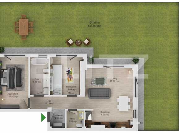 Apartament de vânzare 3 camere Grigorescu - 51117AV | BLITZ Cluj-Napoca | Poza3