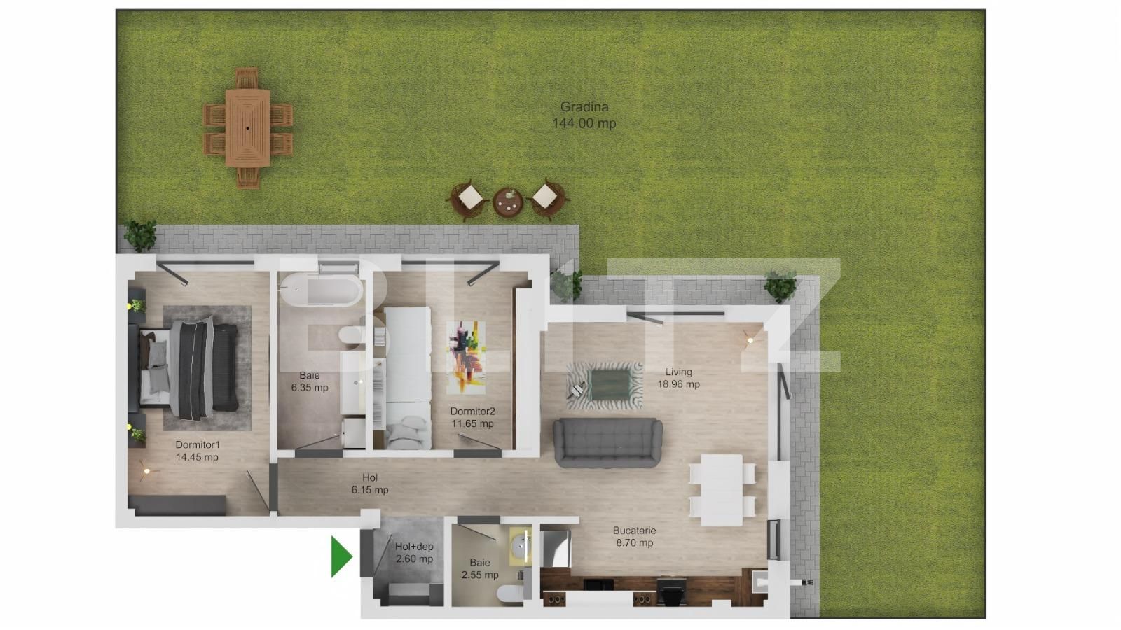 Apartament de vânzare 3 camere Grigorescu - 51117AV | BLITZ Cluj-Napoca | Poza3