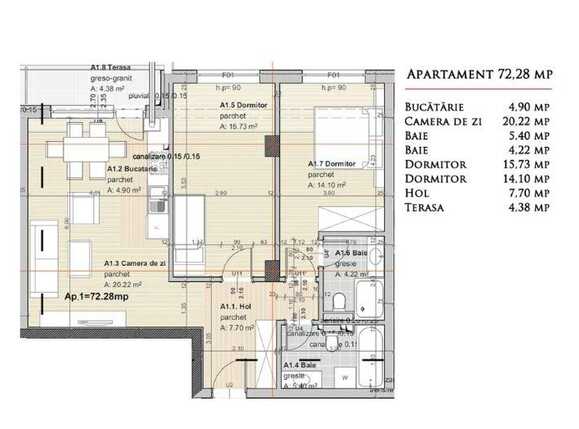Apartament de vânzare 3 camere Marasti - 51216AV | BLITZ Cluj-Napoca | Poza1