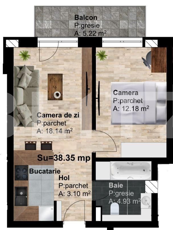 Apartament de vânzare 2 camere Marasti - 51225AV | BLITZ Cluj-Napoca | Poza4