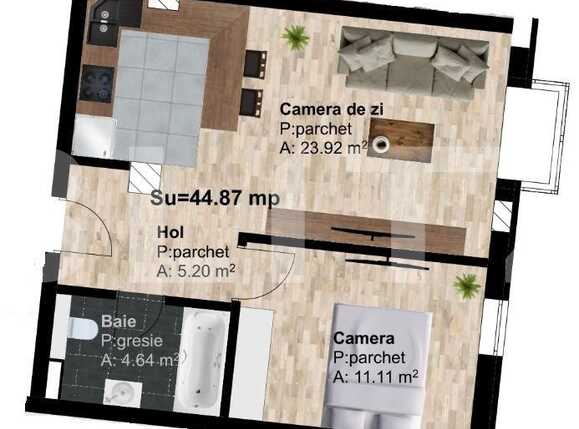 Apartament de vânzare 2 camere Marasti - 51231AV | BLITZ Cluj-Napoca | Poza1