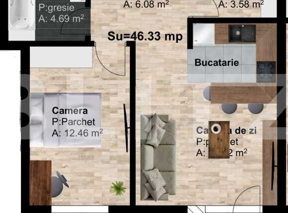 Apartament de vânzare 2 camere Marasti - 51232AV | BLITZ Cluj-Napoca | Poza1