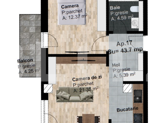 Apartament de vânzare 2 camere Marasti - 51239AV | BLITZ Cluj-Napoca | Poza1