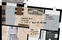 Apartament 2 camere, 47.42 mp utili, imobil nou, zona Leroy Merlin!