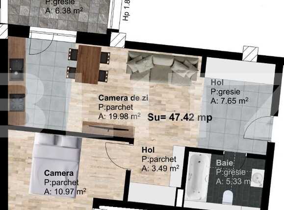 Apartament de vânzare 2 camere Marasti - 51240AV | BLITZ Cluj-Napoca | Poza1