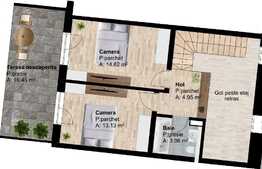 Apartament pe doua niveluri, 3 camere, 71.68 mp, zona Leroy Merlin!