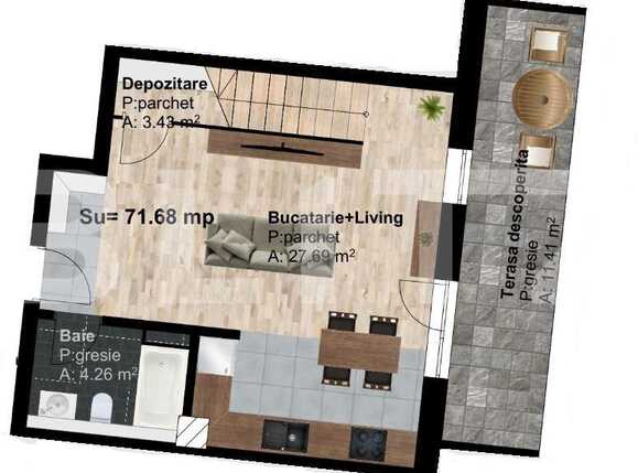 Apartament de vânzare 3 camere Marasti - 51241AV | BLITZ Cluj-Napoca | Poza1