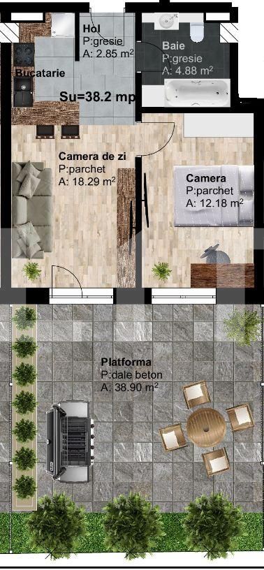 Apartament de vânzare 2 camere Marasti - 51248AV | BLITZ Cluj-Napoca | Poza2