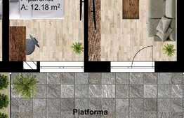 Apartament 2 camere, 38.4 mp utili, gradina, zona Leroy Merlin!