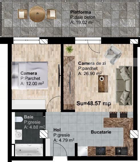 Apartament de vânzare 2 camere Marasti - 51253AV | BLITZ Cluj-Napoca | Poza4