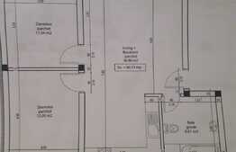 Apartament 3 camere, semifinisat, zona Terra!