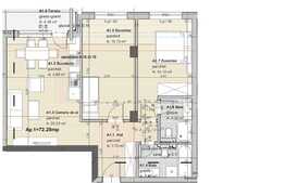 Oportunitate! Apartament 3 camere, 72mp si parcare subterana, Zona IRA