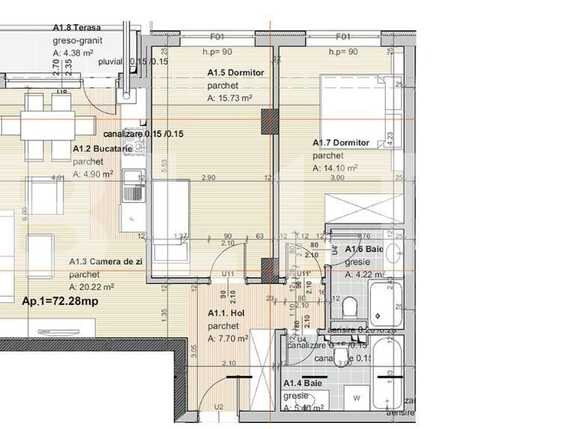 Apartament de vânzare 3 camere Marasti - 51341AV | BLITZ Cluj-Napoca | Poza1