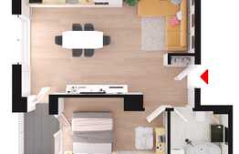 Apartament cu 2 camere, finisaje de lux, materiale premium! Columna Residence