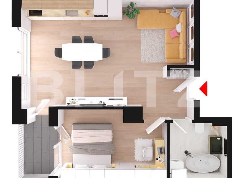 Apartament de vânzare 2 camere Manastur - 51354AV | BLITZ Cluj-Napoca | Poza1