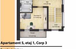 Unitate locativa in ansamblu privat de duplexuri, calitate premium, Gilau ! 