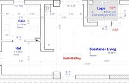 Apartament in bloc nou, 58.67 mp, zona strazii Subcetate!