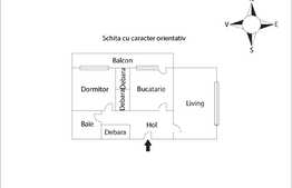 Apartament 2 camere, decomandat, balcon generos, zona Spitalului de Recuperare