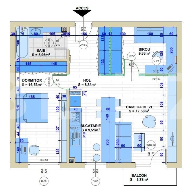 Apartament de vânzare 3 camere Apahida - 51470AV | BLITZ Cluj-Napoca | Poza3