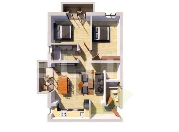 Apartament de vânzare 3 camere Floreşti - 51551AV | BLITZ Cluj-Napoca | Poza1