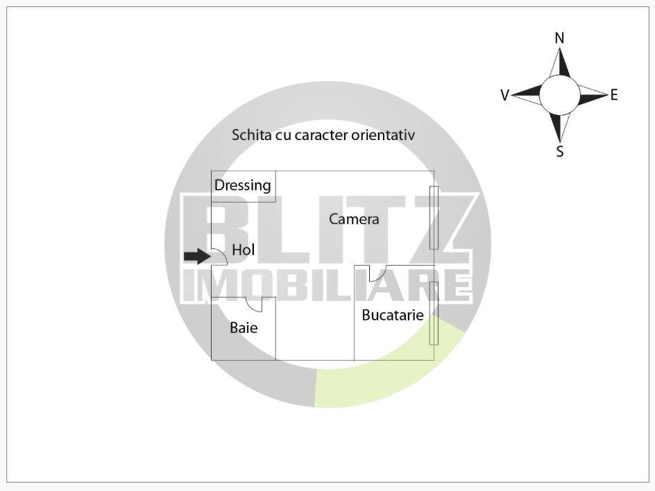 Garsonieră de vânzare Gheorgheni - 51673AV | BLITZ Cluj-Napoca | Poza1
