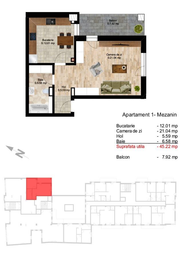 Garsonieră de vânzare Central - 51772AV | BLITZ Cluj-Napoca | Poza1