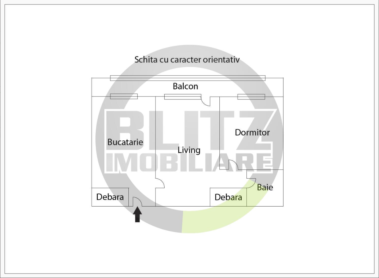 Apartament de vânzare 2 camere Grigorescu - 51909AV | BLITZ Cluj-Napoca | Poza1