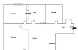 COMISION 0%. 3 camere in imobil nou, 70 mp utili