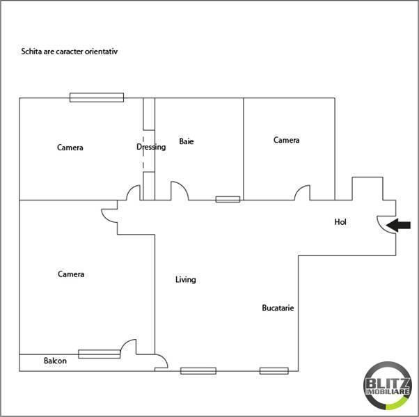 Apartament de vânzare 3 camere Floreşti - 5208AV | BLITZ Cluj-Napoca | Poza1