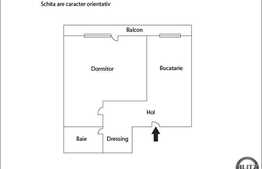 Vanzare 1 camera, 44 mp utili plus balcon, zona Stejarului