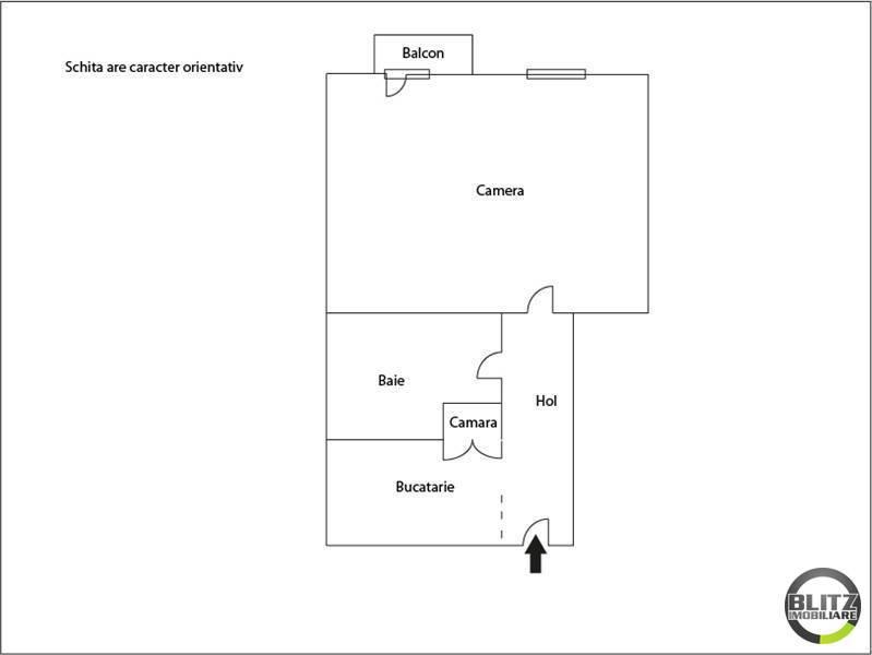 Garsonieră de vânzare Central - 522AV | BLITZ Cluj-Napoca | Poza1