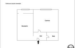 Apartament 1 camera, 35 mp, zona P-ta Mihai Viteazul